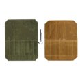 thumbnail image 3 of Matsuzay Bolsa para cuchillos hecha de lona de gran capacidad y portátil para almacenamiento de cuchillos, bolsa en rollo de lona encerada Organizadores de utensilios de cocina caqui, 3 of 6