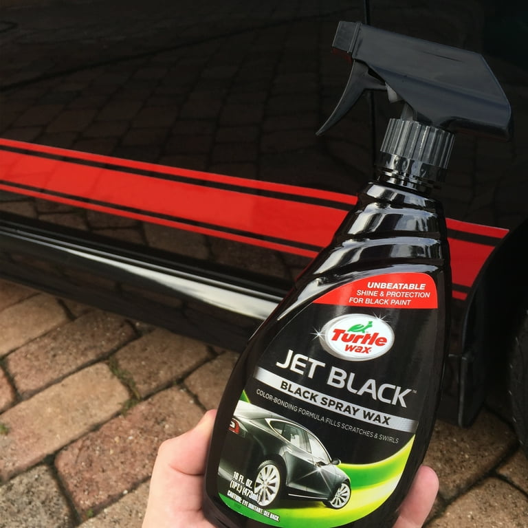 Turtle Wax Black Spray Wax, Deep Shine, Scratch Filler, Water