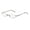 White, variant on NEW VERA WANG V04 WOMENS/LADIES DESIGNER HALF-RIM GOLD "SCHOOL TEACHER PROFESSOR" LOOK MADE IN JAPAN FRAME DEMO LENSES 47-17-130 EYEGLASSES/EYE GLASSES