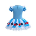 thumbnail image 5 of QEFJNO 3-8Y Princess Ballet Leotards Tutu Dress for Little Girls Kids Ballerina Dancewear, 5 of 9