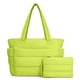 thumbnail image 1 of Bolso de mano TopDesign Puffer Lightweight para mujer, color verde, 1 of 8