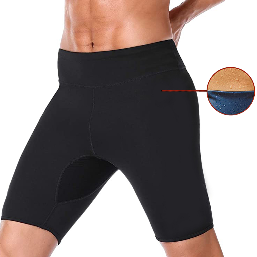 Men Sweat Pants Sauna Slimming Shorts Body Shaper Gym Shapewear