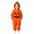 thumbnail image 2 of Grblisyd Boys Girls Jumpsuit Halloween Sleepwear Flannel Onesie Hooded Holiday Cozy Loungewear, 2 of 6