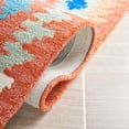 thumbnail image 4 of SAFAVIEH Aspen Damjana Geometric Area Rug, Orange/Blue, 7' x 7' Round, 4 of 4