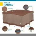 thumbnail image 4 of Duck Covers Ultimate Waterproof 66 Inch Square Patio Table & Chair Set Cover, 4 of 9