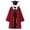 Red, variant on SRZYMJ Unisex Matte Graduation Gown Cap Tassel Set 2026 for High School and Red 12-13 Years