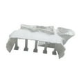 thumbnail image 4 of Cueva subterránea con columnas romanas para , accesorios para peceras, decoración creativa y resistente, escondite para peces y gambas. M Blanco, 4 of 8