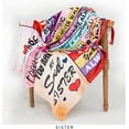 thumbnail image 5 of XZYG Sister Birthday Gifts from Sister to My Sister Blanket Gifts for Thanksgiving/Christmas/Galentine's for Best Friend Women Bestie Big Little Sister in Laws(40*50inch), 5 of 7