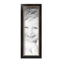 thumbnail image 2 of ArtToFrames 4" x 12" Black Square with Gold Beads Picture Frame, 4x12 inch Black Wood Poster Frame (WOM-5021),  Pack, 2 of 7