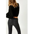 thumbnail image 6 of Mavi Women's Adriana Dark Smoke Supersoft 24/32 Mid Rise Super Skinny Jeans, 6 of 7