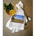thumbnail image 2 of Charlottesville, Virginia, Farm and Lake Scene (100% Cotton Tea Towel, Decorative Hand Towel, Kitchen and Home), 2 of 3