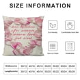 thumbnail image 5 of Qinduosi Happy Mothers Day Pillow Covers Set of ,I Love MOM Pink Love Heart Decorative Pillow Cases Holiday Decorations Mothers Gift Throw Cushion Case for Home Couch Sofa Living Room inch-, 5 of 5