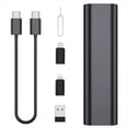 thumbnail image 1 of PD60W USB C to Type C Cable Fast Charging Travel Multi Functional USB Adapter SD Card Storage Box,1 * Functional Storage Box,Black, 1 of 6
