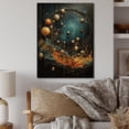 thumbnail image 2 of Designart "Celestial Symphony Blended Orbits" Astrology Print on Natural Pine Wood, 2 of 5