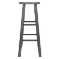 thumbnail image 3 of Winsome Ivy 29" Bar Stool Gray Finish, 3 of 5