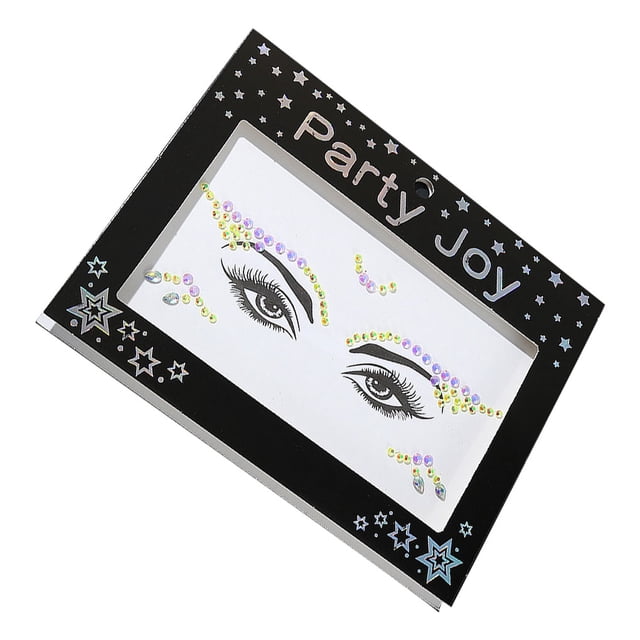 Pegatinas de diamantes de imitación Soidarity HF-106 Amarillo autoadhesivo brillo de cristal maquillaje facial joyería DIY arte de uñas