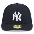 thumbnail image 2 of Men's New Era Navy New York Yankees Baseball Hall of Fame 59FIFTY Low Profile Fitted Hat, 2 of 5