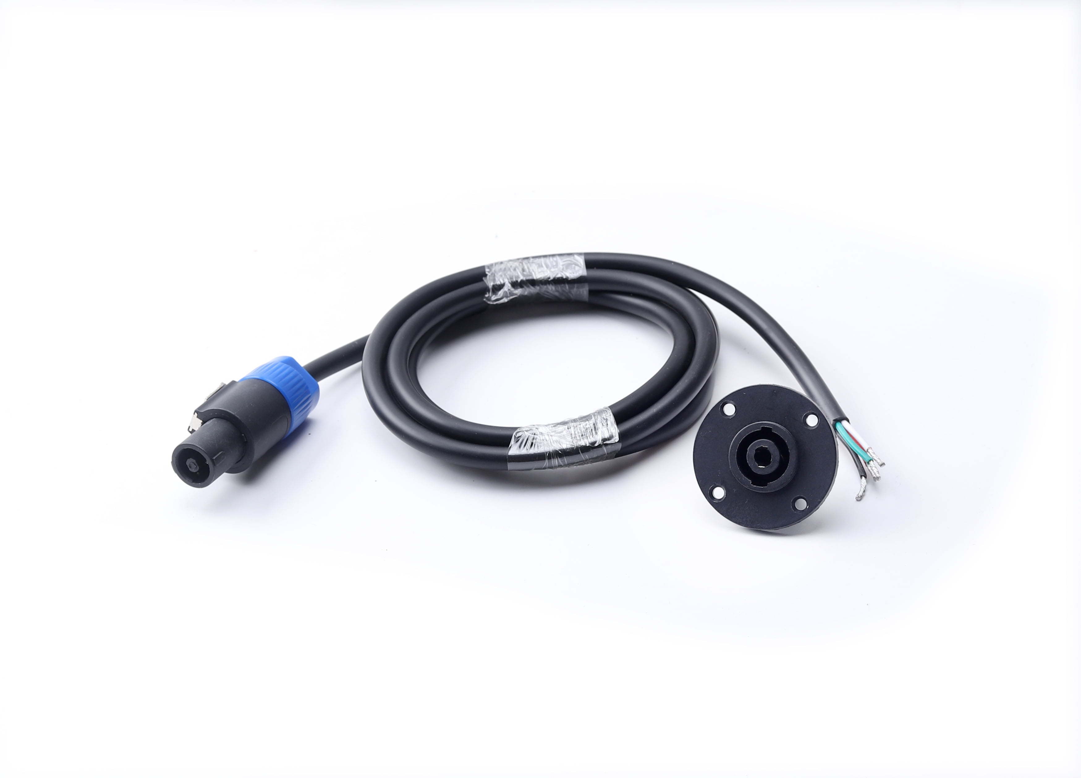 4 WIRE SPEAKON 15FT CABLE CHUCHERO BOX LOUD SPEAKERS, MIDS, TWEETERS WITH SOCKET