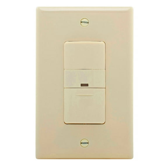 Eaton Wiring Devices OS306U-LA-K Motion Sensor Switch, CFL, Fluorescent, Halogen, Incandescent, LED