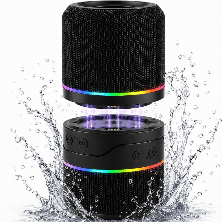 NIUTA Magnetic Split Bluetooth Speaker - Black photo 1