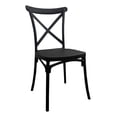 thumbnail image 1 of JAUZ IMPROVEMENT 2pz Silla Color Negro Minimalista Tipo Crossback Ideal Para Comedor (A2018), 1 of 5