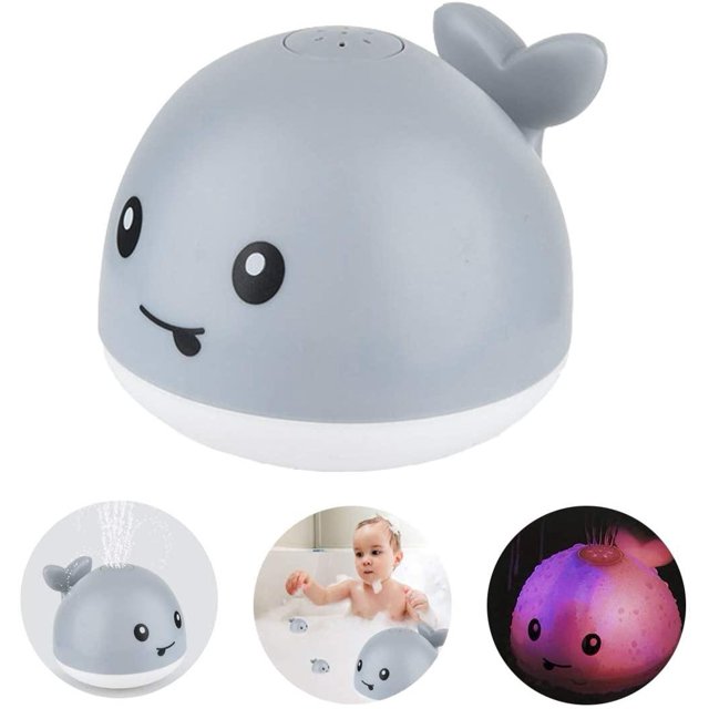 Baby Bath Toys for Toddlers Age 13, Water Spray Whale Bath Toy Bathtub