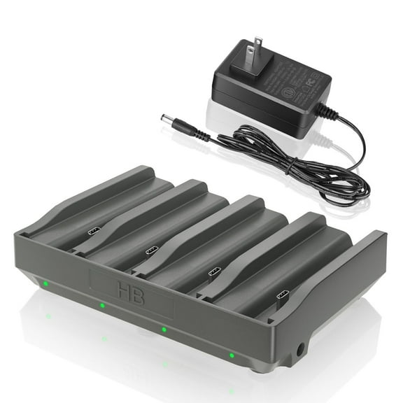 4 Port Lithium Battery Charger for Reveal Cellular Trail Camera Battery Pack X Gen 3.0, Pro 3.0, 2.0