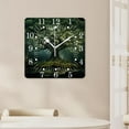 thumbnail image 4 of 10 Inch Wall Clock Battery Operated Square Clock for Office, Kitchen, Outdoor, Living Room,3D Wall Art Beautiful, 4 of 4