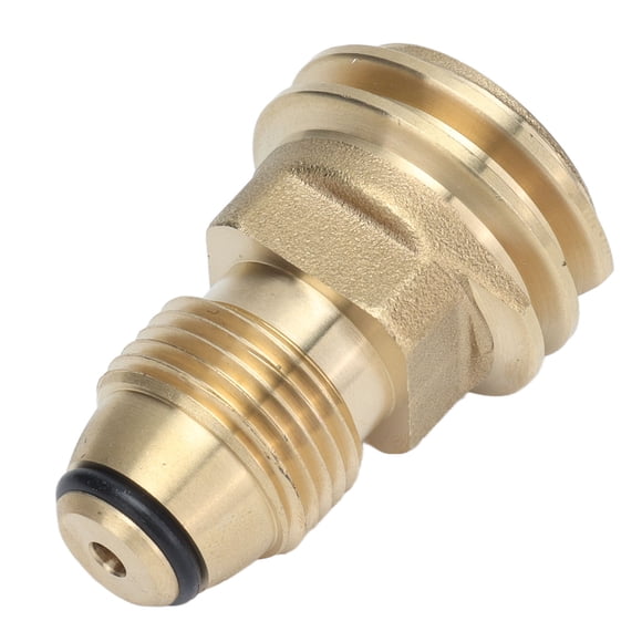 QIILU G1/2 Female Thread Propane Tank Adapter Brass Airtight Connection Gas Furnace Conversion Connector,Propane Tank Conversion Connector,Gas Cylinder Adapter