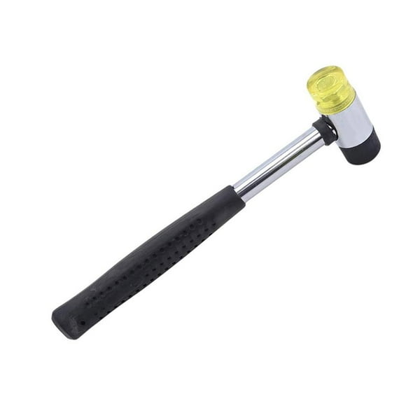 Bewildely Martillo de ajuste Mazo de ajuste duradero de doble cabeza de caucho Conjuntos de muebles de dormitorio Bewildely HA015271-00