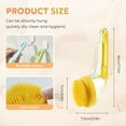 thumbnail image 7 of HeeHom 2025 Pet Bath Brush with Shampoo Dispenser, Dog Grooming Brush for Cats & Small Pets, Soft Silicone Massage Bristle & Non-Slip Handle, 80ML Foam Wash Tool, 7 of 7