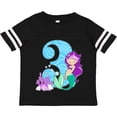 thumbnail image 3 of Inktastic Third Birthday Mermaid Girls Toddler T-Shirt, 3 of 5