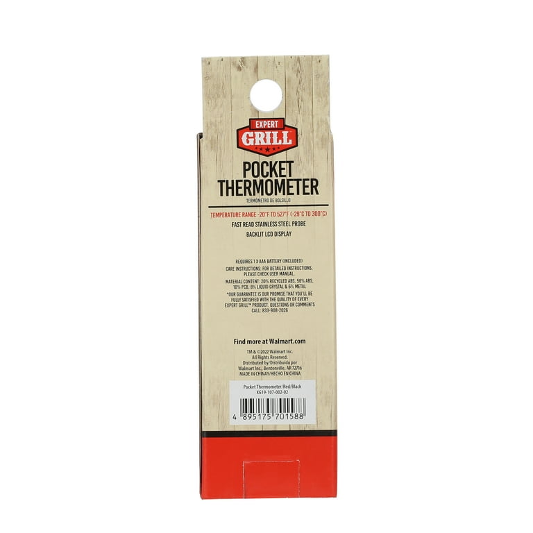 Expert grill pocket thermometer hotsell