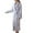A-Grey51, variant on Women's Bathrobe Faux Fur Trim Plush Loungewear Robe With Belt For Cozy Home Sleepwear