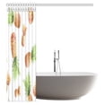 thumbnail image 2 of MYPOP Pineapple Decor Shower Curtain, Tropical Theme Vintage Style Pineapple Fruit Pattern Fabric Bathroom Shower Curtain 60 By 72 Inches Long, 2 of 2