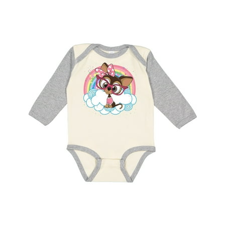

Inktastic Chihuahua Gifts for Girls Gift Baby Girl Long Sleeve Bodysuit