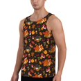 thumbnail image 2 of Haiem Autumn Hedgehog and Fox Cute Men Workout Tank Top Gym Bodybuilding Sleeveless Muscle T Shirts Athletic Tank Breathable Workout Shirt-Large, 2 of 8