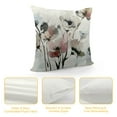 thumbnail image 4 of ARISTURING Flower Throw Pillow Covers Beige Flowers Pillow Cushion Cases, Modern Blossom Pillowcases, Decorative Pillow Cover for Sofa Couch Bedroom Living Room, 4 of 5