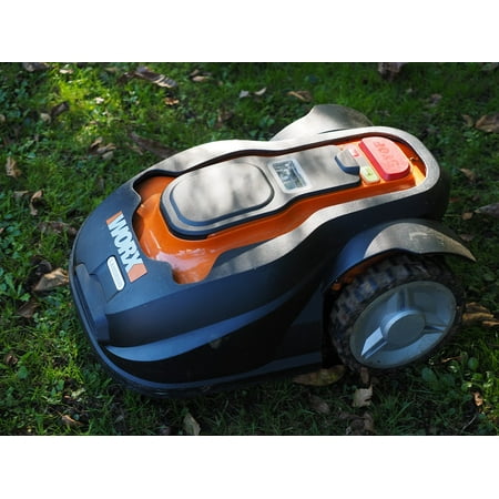 Framed Art For Your Wall Automatically Robot Mower Robot Lawn Mower 10x13 Frame