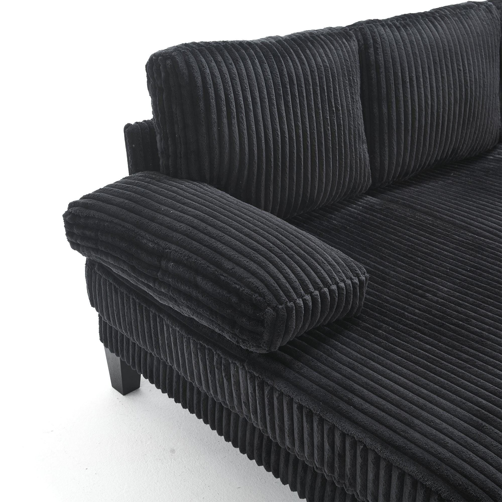 Xiweot U Shaped Sectional Sofa, Oversized 4 Seat Couch with Double Chaise, Velvet Upholstered Deep Seat Sectional Couch for Living Room Apartment