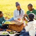 thumbnail image 6 of Easter Canvas Outdoor Picnic Blanket - Waterproof Mat for Camping, Beach, Park - Large Size, Foldable, and Durable - Ideal for Family Picnics and Outdoor Adventures - Navy Blue Color, 6 of 6