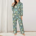 thumbnail image 2 of Haiem Boho Dreamcatcher 1 Pattern Women’s Long-sleeve Sleepwear,Sleepwear Set,2-piece Loungewear Set,Soft PJs Comfy Nightwear with Pockets-X-Large, 2 of 7