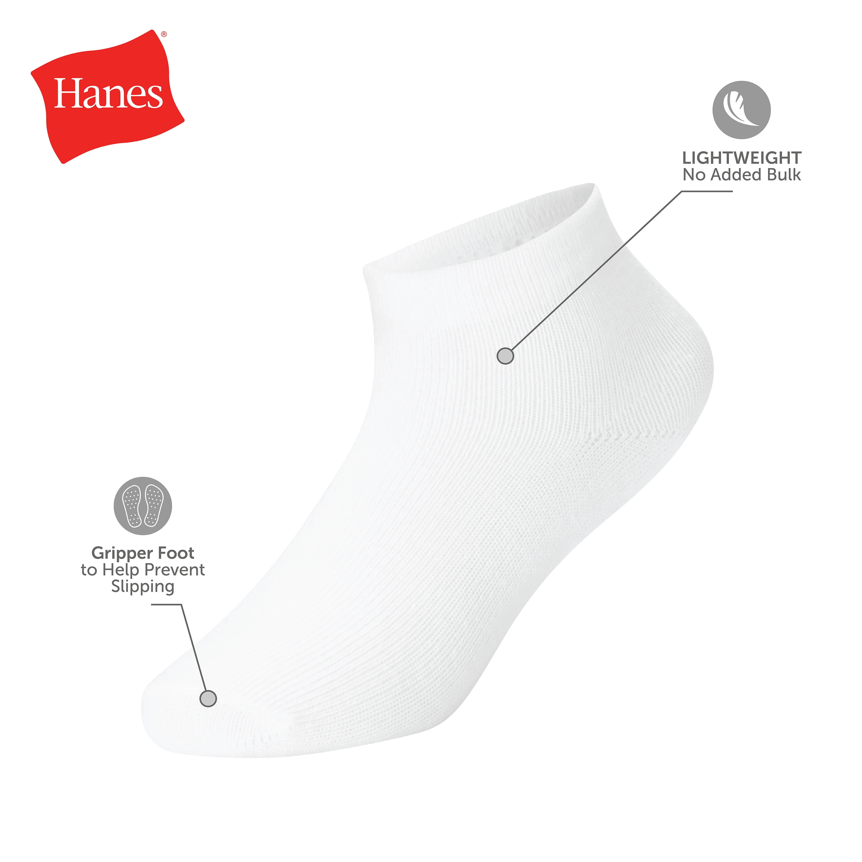 Hanes Boys Ankle Socks Value Pack, 10-Pack, Quarter Socks for Infant and Toddler Boys