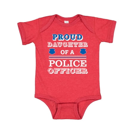 

Inktastic Proud Daughter of a Police Officer Gift Baby Girl Bodysuit
