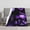 30inx40in/76x100cm, variant on Purple Witchy Aesthetic Collage Full Moon Candle Spider Web Lightning Hand Heart Flannel Throw Blanket, Reversible Sherpa Fleece Decor Blanket for Couch Bed Teen Room