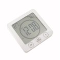thumbnail image 3 of Reloj de baño, Reloj de Ducha con Control táctil a Prueba de Agua, Alarma Digital LCD, termómetro higrómetro, Temporizador de Cuenta atrás, Funciona con Pilas, para Maquillaje y Cocina, 3 of 4