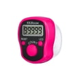 thumbnail image 3 of Dedos Conteo Contador 0-99999 5 Digital LED Pantalla con Estuche para Deportes Contando, Rosa, Paquete de 2, 3 of 5