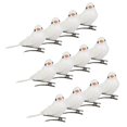 thumbnail image 1 of 12 Unids / set Pájaros Artificiales CUTICAT Decoración de Jardín DIY Ad Blanco, 1 of 7