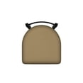 thumbnail image 4 of 821 Catalina 18" Low Back Swivel Vanity Stool with Black Wrinkle Finish and Canter Sand Seat, 4 of 4
