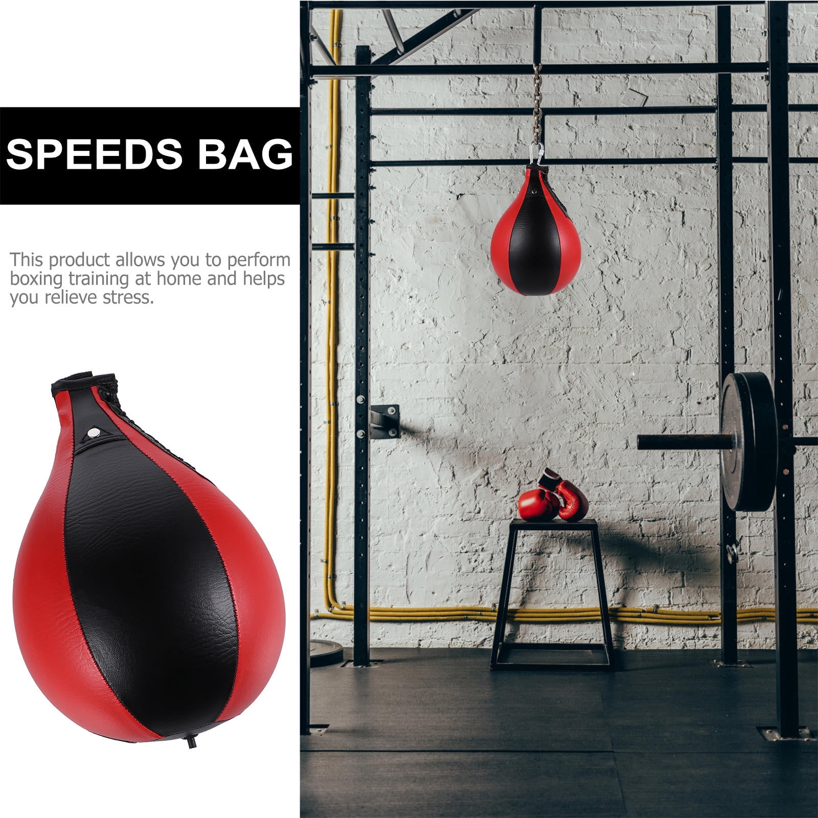 NUOLUX 1Pc Stable Hanging Boxing Bag for Home Gym and Stress Relief